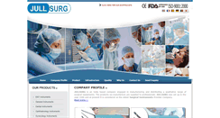 Desktop Screenshot of jullsurgindia.com